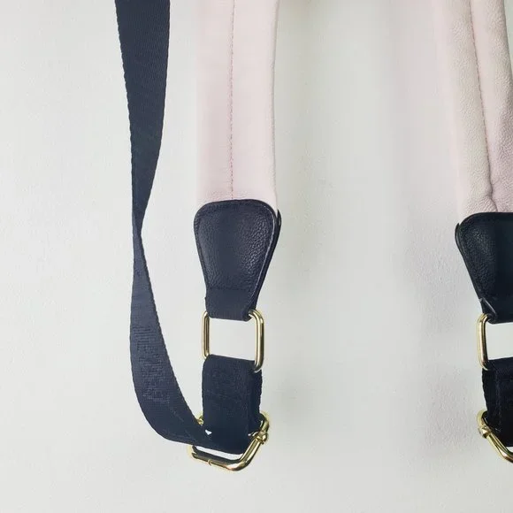 Betsey Johnson Pink Animal Print Faux Leather Mini Backpack - Picture 5 of 14